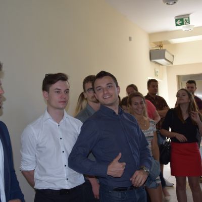 Zdjęcie - 1 - Studenci PWSZ w Tarnowie z wizytą w Strefie Aktywności Gospodarczej.