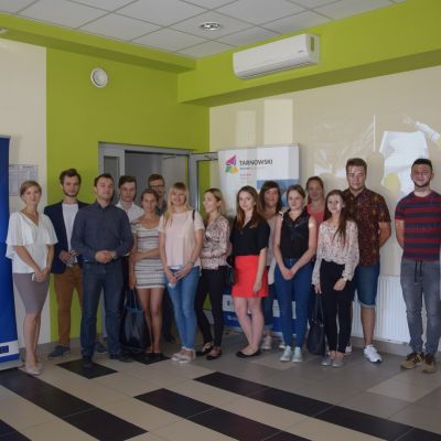 Zdjęcie - 3 - Studenci PWSZ w Tarnowie z wizytą w Strefie Aktywności Gospodarczej.
